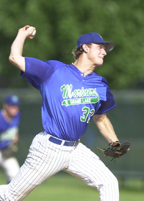 Ross Liersemann allowed just one base hit as Grand Lake won the opening game against Indianapolis 2-0.<br>dailystandard.com