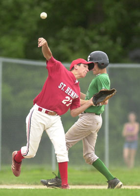 St. Henry pitcher Andrew Huelsman threw six solid innings to help lead the Redskins to a 4-3 victory over Celina, snapping the Bulldogs' seven-game win streak.<br>dailystandard.com