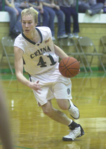 Brandon Wurster scored nine of his 16 points in the fourth quarter to help Celina get within four points of Lima Senior. Wurster was named to the All-Tournament team.<br>dailystandard.com