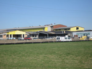 Construction is moving ahead at the new Parkway Local Schools K-12 building in Rockford. Village officials are working to ensure the town's 1 percent income tax is collected from the numerous contractors working at the site. The new school is scheduled to open in the fall of 2006.<br>dailystandard.com