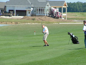 St. Henry's Jay Woeste shot a 79 at The Fox's Den Invitational in Celina on Friday. St. Henry shot a 341 on the day.<br>dailystandard.com