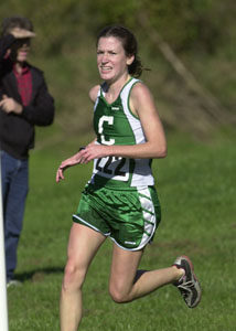 Celina's Melissa Roth was the top finisher for Celina at the Western Buckeye League cross country meet finishing in fourth on Saturday at K.C. Geiger Park. <br></br>dailystandard.com