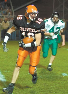 Coldwater end Brian Brunswick has been a solid force on defense as well as offense for the Cavaliers this season.<br></br>dailystandard.com