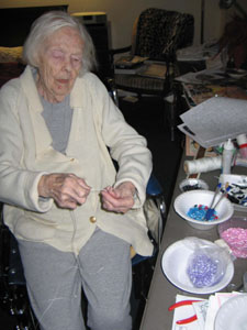 Steady hands used to years of housework have a new mission in life for Sharpsburg native Bertha Timmerman. She now fills her days making rosaries.<br></br>dailystandard.com