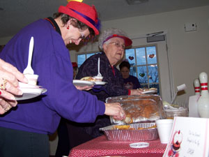 There is always room for dessert, especially when it is homemade.  Trying treats from Chinatown Express are ladies of the Mendon Red Hats Society. The women visited Miller House in Celina on Tuesday night for the Taste of Mercer County dessert contest. Mercer County bakeries, restaurants and catering services were invited to submit an entry.<br></br>dailystandard.com