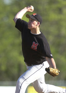 Minster's Allan Heitbrink gave up two runs in the first innings but went on to finish the game with six shutout innings leading the Wildcats to a 5-2 win over Celina at Eastview Park.<br></br>dailystandard.com