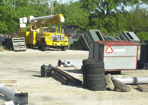 While Celina officials crack down on residents for tall grass and junk stored on their properties, this piece of city land on Touvelle Street includes a stack of tires along with other material and possible junk. City officials said the tires are a violation of city ordinance and will be moved.<br></br>dailystandard.com