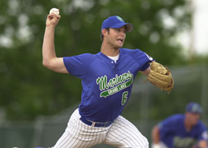 Tyler Baatz pitched six solid innings in picking up his first victory of the summer in Grand Lake's 8-1 win over Lima.<br></br>dailystandard.com