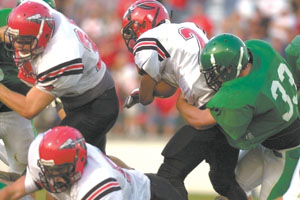 Celina linebacker Adam Clutter, 33, will look to help the Bulldogs win their second straight game as Bath comes to Celina Stadium on Friday night in Western Buckeye League play.<br></br>dailystandard.com