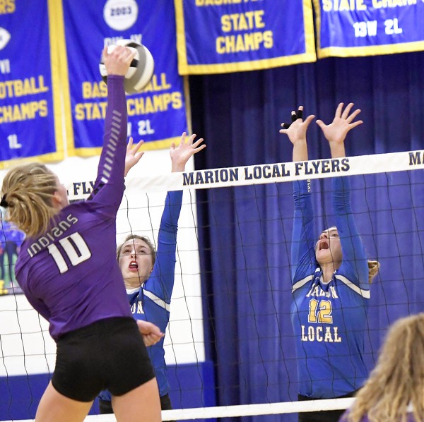 Marion Local vs Fort Recovery volleyball Photo Album The Daily Standard
