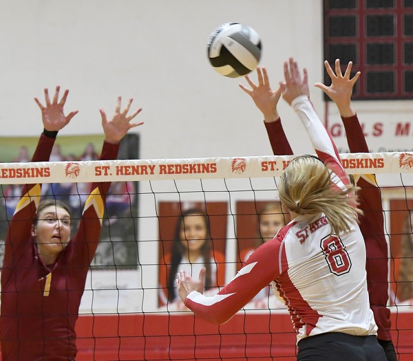St. Henry vs New Bremen volleyball Photo Album The Daily Standard