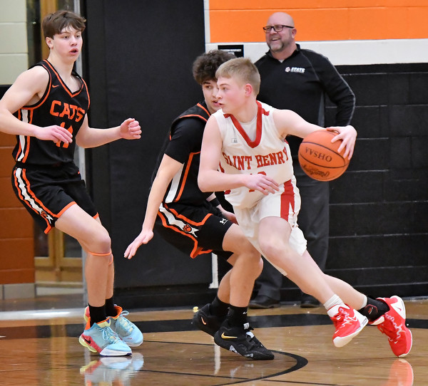 St. Henry vs Minster boys basketball Photo Album The Daily Standard