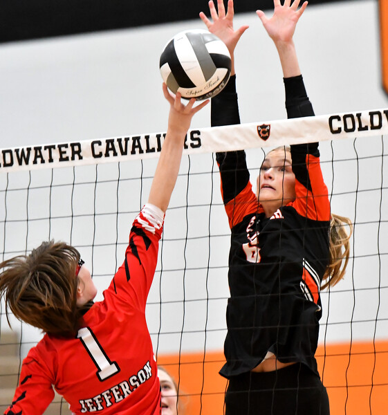 Coldwater vs Delphos Jefferson volleyball Photo Album The Daily Standard