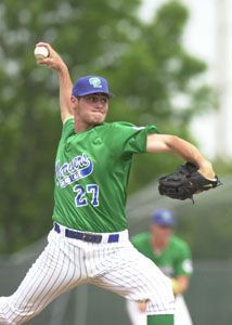 Grand Lake's Adam Abraham threw three shutout innings in the first game of the Mariners' doubleheader against Southern Ohio on Sunday. The Mariners split two with the Copperheads on Sunday but swept Granville on Saturday to improve to 6-4 this summer.<br></br>dailystandard.com